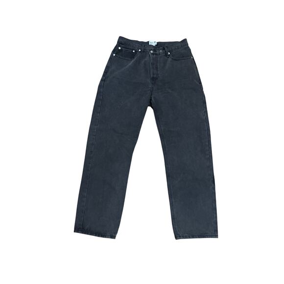 Princess Polly Crossover Black Jeans Light Wash Womens 10 - Picture 1 of 6